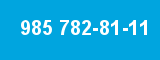 985 782-81-11